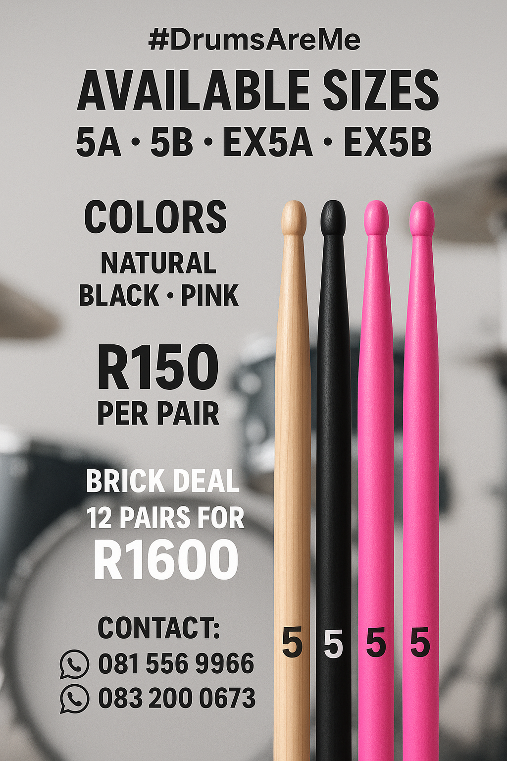 Brick Deal - 12 pairs for R1600